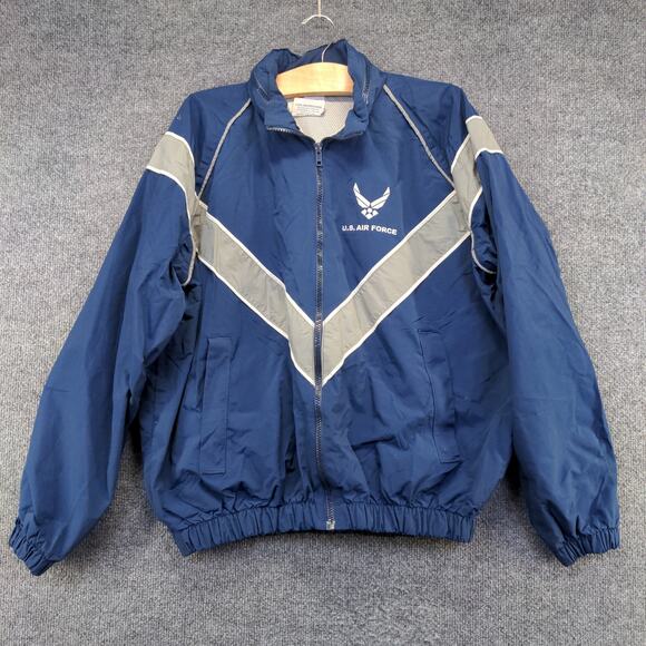 JWOD Skilcraft Men's USAF US Air Force Jacket Blue Size S Short Embroidered Logo - Picture 6 of 14